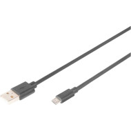 Кабель DIGITUS USB2.0 AM/Micro-BM 1.8м (AK-300110-018-S)