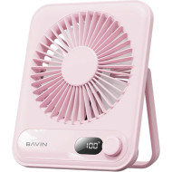 Настольный вентилятор BAVIN Ultra-Thin Portable Mini Desktop Fan Pink