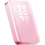 Повербанк с беспроводной зарядкой MOMAX 1-Power Pass Battery Pack 20W 10000mAh Pink (IP166P)