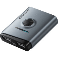 HDMI свитч 2 to 1 ESSAGER 4K@60Hz HDMI 2.0 2-in-1 Splitter Switch (EQHH2-HX0G-Z)