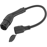 Адаптер для зарядного устройства ENERGENIE Type 2 - Schuko, 3.7кВт, 16A, 220V, 0.5м