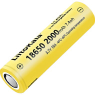 Аккумулятор LIITOKALA Li-Ion 18650 2000mAh 3.7V FlatTop (LII-LT20A)