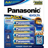 Батарейка PANASONIC Evolta Evolta AA 4шт/уп (LR6EG/4B)
