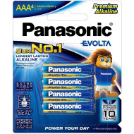 Батарейка PANASONIC Evolta Evolta AAA 4шт/уп (LR03EG/4B)