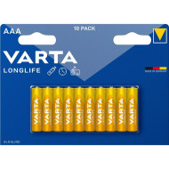 Батарейка VARTA Longlife AAA 10шт/уп (04103101761)