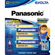 Батарейка PANASONIC Evolta C 2шт/уп (LR14EG/2B)