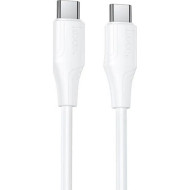 Кабель HOCO X124 Bien Type-C to Type-C 1м White