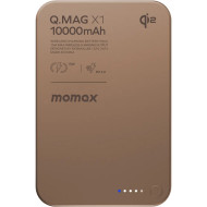 Повербанк MagSafe MOMAX Q.Mag X1 Qi2 20W 10000mAh Sandstone (IP136AQ2L2)