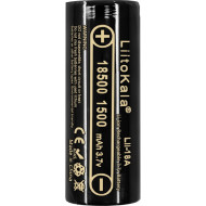 Акумулятор LIITOKALA Li-Ion 18500 1500mAh 3.7V FlatTop (LII-18A)