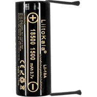 Акумулятор LIITOKALA Li-Ion 18500 1500mAh 3.7V під пайку (LII-18A-N)