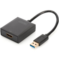 Адаптер DIGITUS USB-A 3.2 Gen 1 to HDMI Graphic Adapter USB - HDMI 0.15м Black (DA-70841)