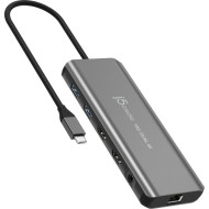 Порт-реплікатор J5CREATE USB-C Dual 4K HDMI 10Gbps Mini Dock (JCD398-N)