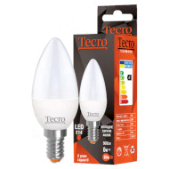 Лампочка LED TECRO TL C37 E14 6W 4000K 220V (TL-C37-6W-4K-E14)