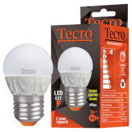 Лампочка LED TECRO Pro G45 E27 5W 3000K 220V (PRO-G45-5W-3K-E27)