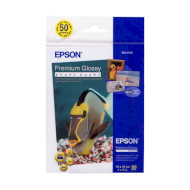 Фотопапір EPSON Premium Glossy Photo Paper 10x15см 255г/м² 50л (C13S041729)