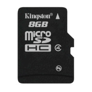 Карта пам'яті KINGSTON microSDHC 8GB Class 4 (SDC4/8GBSP)