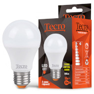 Лампочка LED TECRO A60 E27 10W 3000K 220V (TL-A60-10W-3K-E27)