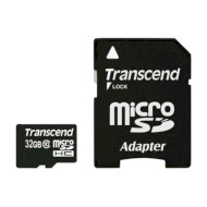 Карта пам'яті TRANSCEND microSDHC Premium 32GB Class 10 + SD-adapter (TS32GUSDHC10)