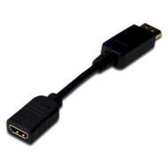 Адаптер ASSMANN DisplayPort - HDMI 0.15м Black (AK-340400-001-S)
