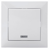 Вимикач одинарний SVEN Comfort SE-60011L White (07100033)
