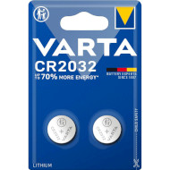 Батарейка VARTA Lithium CR2032 230mAh 2шт/уп (06032 101 402)