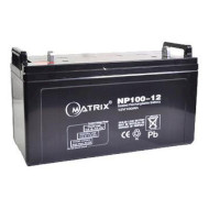 Акумуляторна батарея MATRIX NP100-12 (12В, 100Агод)