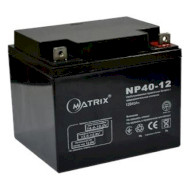 Акумуляторна батарея MATRIX NP40-12 (12В, 40Агод)