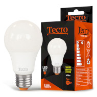 Лампочка LED TECRO A60 E27 5W 3000K 220V (T-A60-5W-3K-E27)