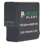 Акумулятор POWERPLANT GoPro AHDBT-501 1220mAh (CB970124)