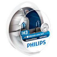 Лампа галогенова PHILIPS DiamondVision H3 2шт (12336DVS2)