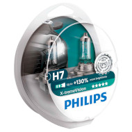 Лампа галогенова PHILIPS X-tremeVision H7 2шт (12972XV+S2)