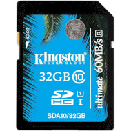 Карта памяти KINGSTON SDHC Ultimate 32GB UHS-I Class 10 (SDA10/32GB)