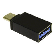 Адаптер OTG LAPARA USB3.0 CM/AF Black (LA-MALETYPEC-FEMALEUSB3.0 BLACK)