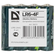 Батарейка DEFENDER AA 4шт/уп (56011)