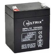 Акумуляторна батарея MATRIX NP4-12 (12В, 4Агод)