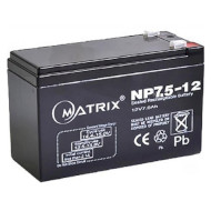 Акумуляторна батарея MATRIX NP7.5-12 (12В, 7.5Агод)