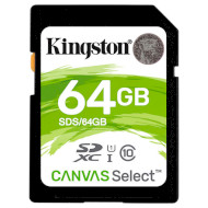 Карта пам'яті KINGSTON SDXC Canvas Select 64GB UHS-I Class 10 (SDS/64GB)