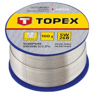 Припій TOPEX 60% Sn, 100г, SW26B (44E524)