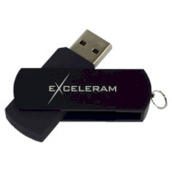 Флэшка EXCELERAM P2 32GB USB2.0 Black (EXP2U2BB32)