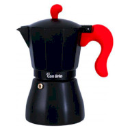 Кофеварка гейзерна CON BRIO CB-6603 Red 150мл