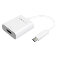 Адаптер MACALLY USB-C - HDMI White (UCH4K60)