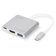Порт-реплікатор DIGITUS USB Type-C to HDMI/USB 3.0/Type-C (DA-70838-1)