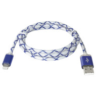 Кабель DEFENDER ACH03-03LT USB2.0 AM/Apple Lightning Blue 1м (87551)