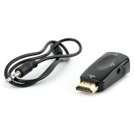 Адаптер CABLEXPERT HDMI - VGA+Audio v1.4 Black (AB-HDMI-VGA-02)