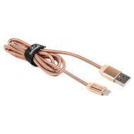 Кабель CABLEXPERT USB2.0 AM/CM Gold 1м (CCPB-C-USB-08G)
