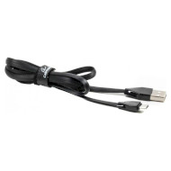 Кабель CABLEXPERT USB2.0 AM/Micro-BM Flat Black 1м (CCPB-M-USB-01BK)