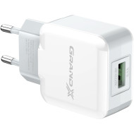 Зарядное устройство GRAND-X CH-03 1xUSB-A, 2.1A White (CH-03W)