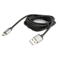 Кабель CABLEXPERT USB2.0 AM/CM Black 1.8м (CCB-MUSB2B-AMCM-6)