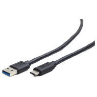 Кабель CABLEXPERT USB3.0 AM/CM Black 1м (CCP-USB3-AMCM-1M)
