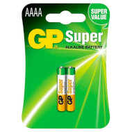 Батарейка GP Super AAAA 2шт/уп (25A-U2)